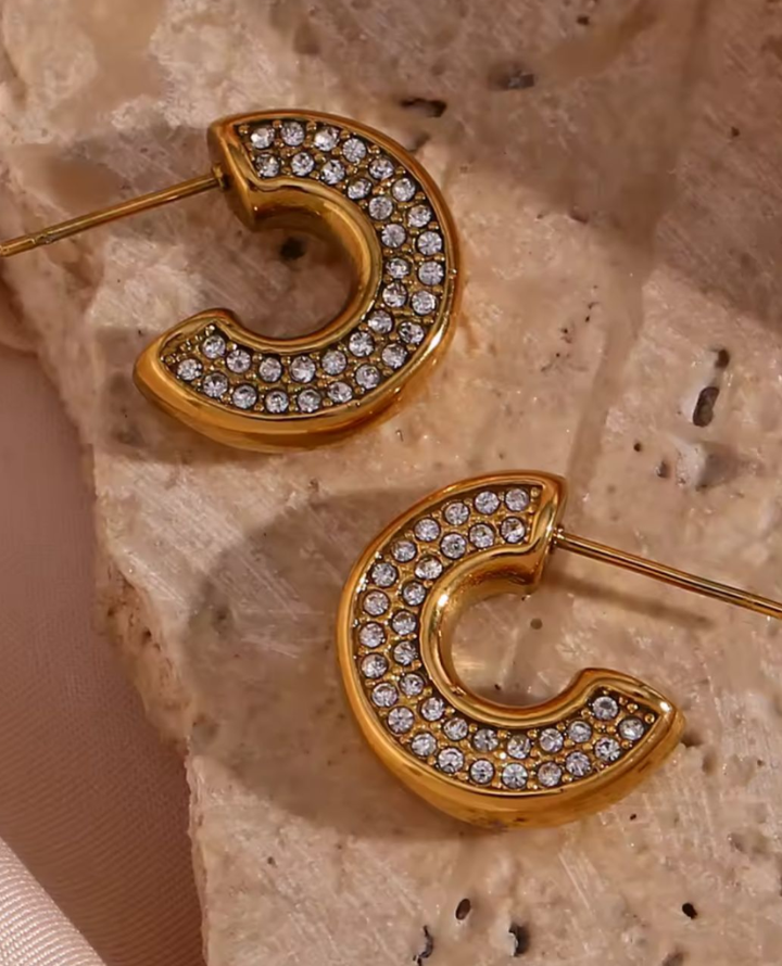 316L TRENDY MINI CZ HOOPS – HIGH QUALITY & TARNISH-RESISTANT