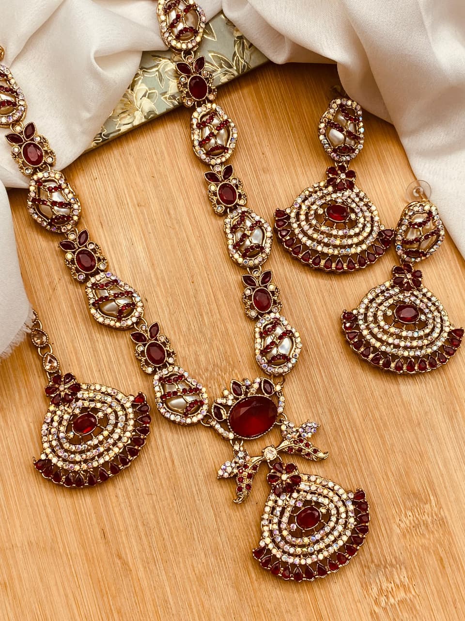 BRIDAL TURKISH JEWELLERY SET | MULTI-COLOR OPTIONS