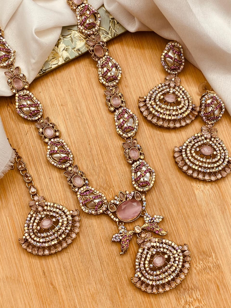 BRIDAL TURKISH JEWELLERY SET | MULTI-COLOR OPTIONS