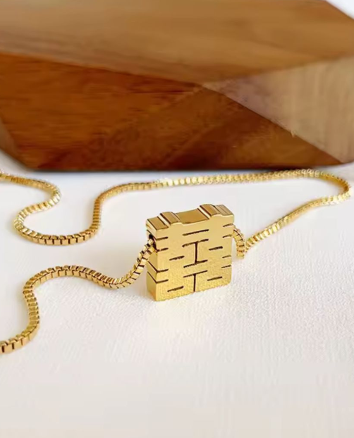 STAINLESS STEEL VERSACE NECKLACE WATERPROOF & TARNISH FREE