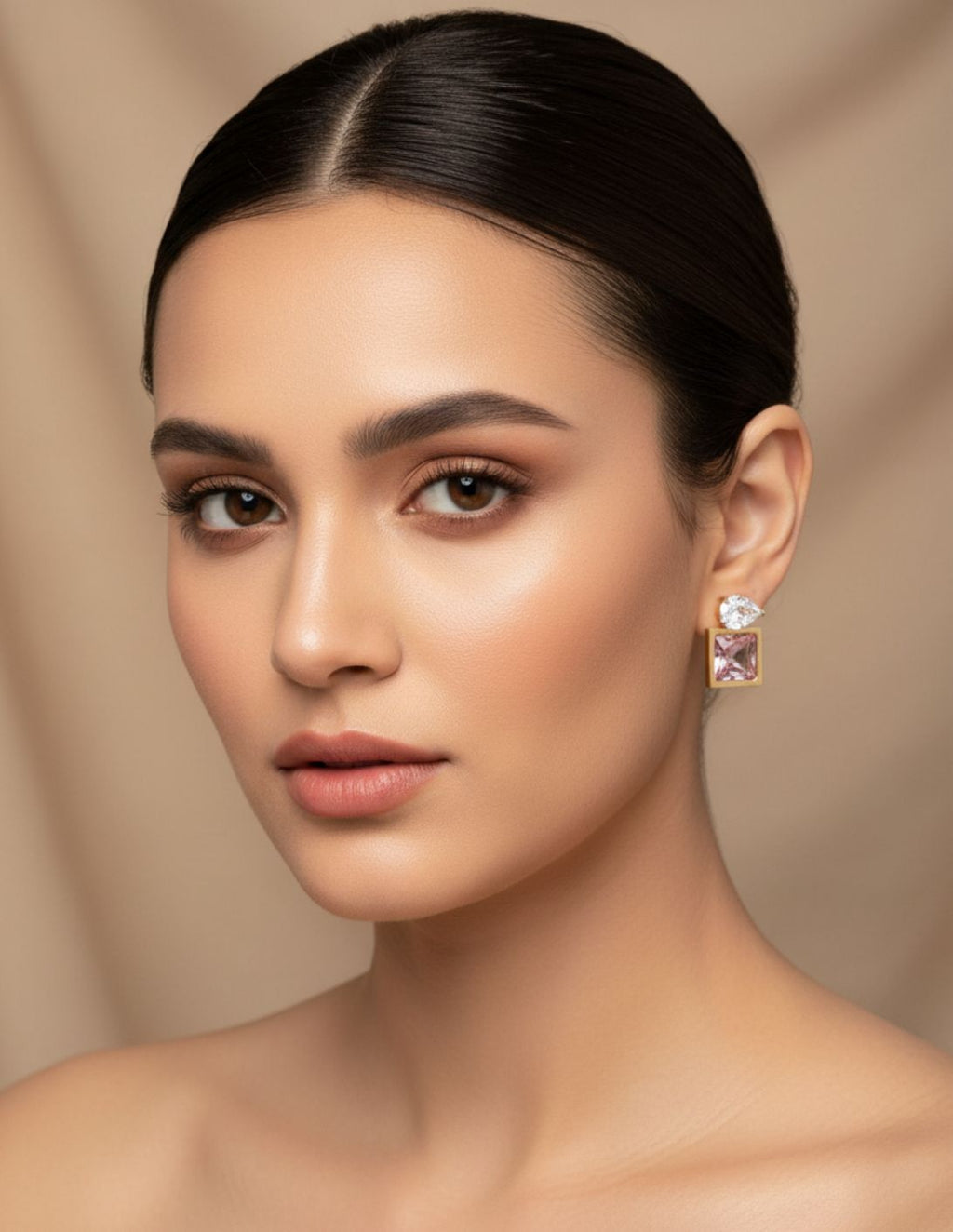 Stainless Steel Shine Studs – Minimal Glow Edition