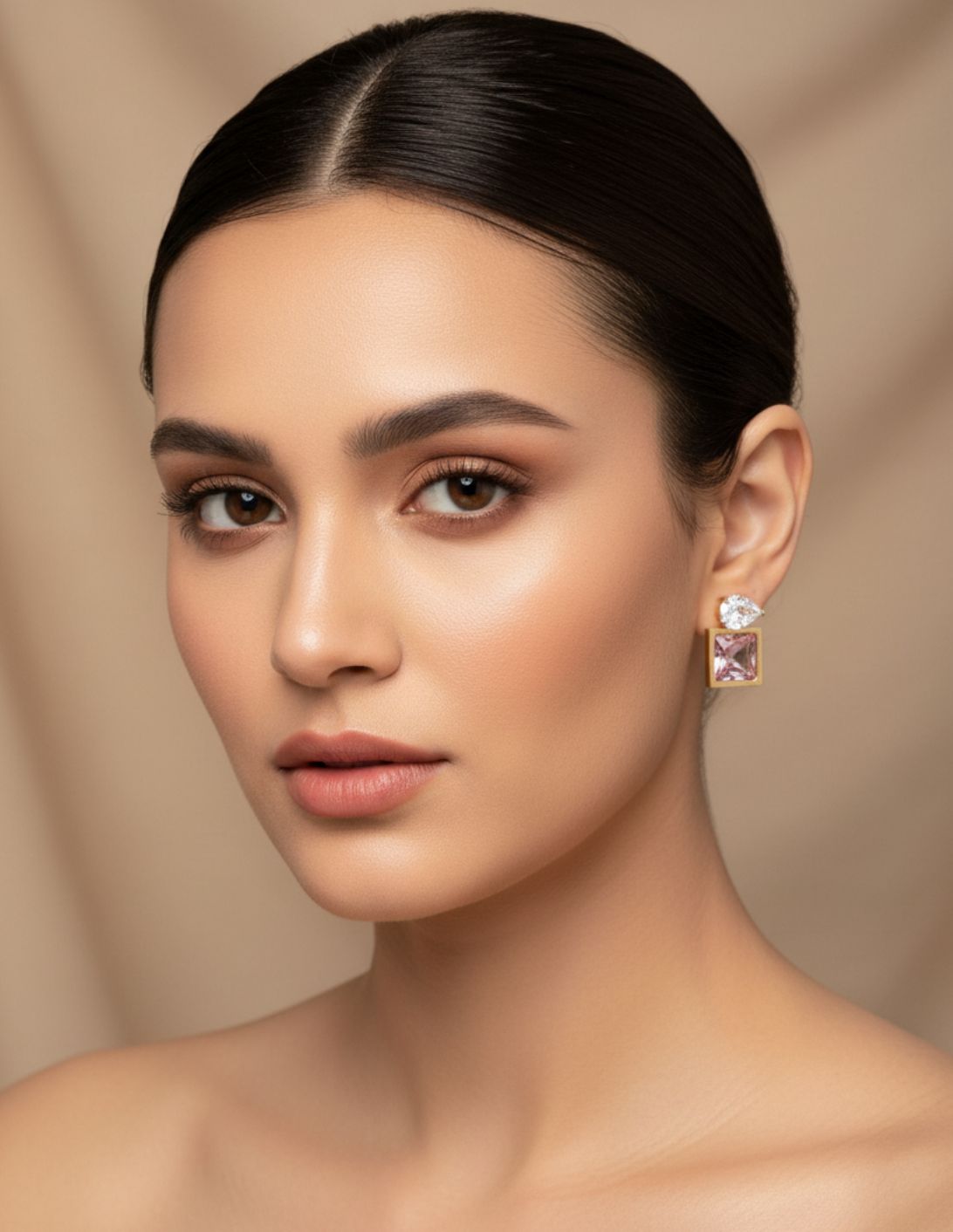 Stainless Steel Shine Studs – Minimal Glow Edition