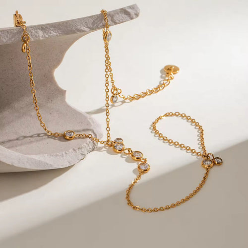 Anja Charm Stainless Steel Bracelet – Bold, Chic & Waterproof