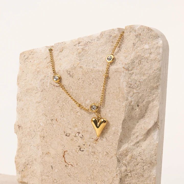 Minimal Heart Charm Anklet – A1 Quality Stainless Steel