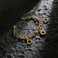 Double Layer Stainless Steel Bracelet – High Quality, Waterproof & Tarnish-Free