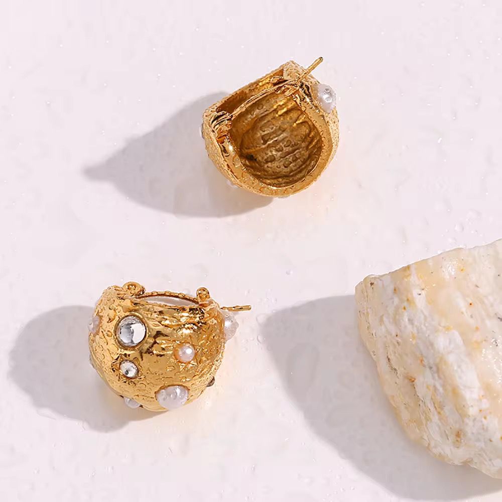 Trendy Stainless Steel Earrings – Waterproof & Tarnish-Free