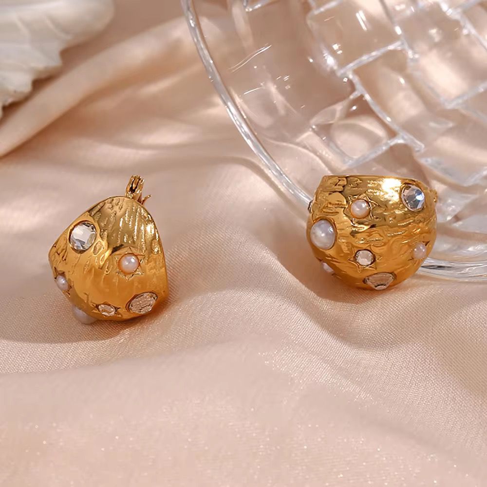 Trendy Stainless Steel Earrings – Waterproof & Tarnish-Free