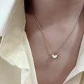 Gleamz Exclusive Heart Pendant – Waterproof Stainless Steel