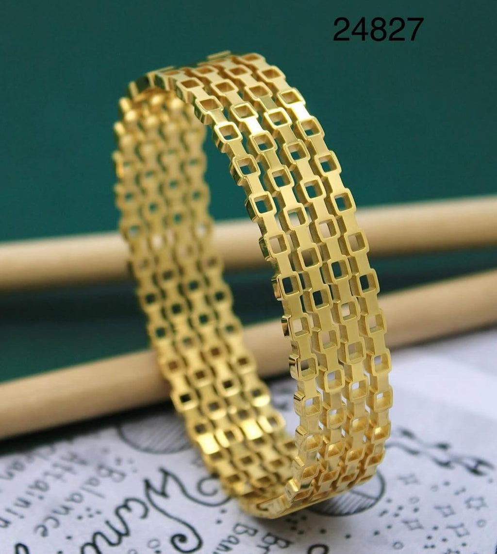 Gleaming Grace: Waterproof Stainless Steel Bracelet 💫