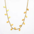 Elegant Leaf Charms Jewelry Set – Necklace & Bracelet