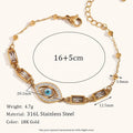 Stainless Steel Evil Eye Zarkoon Bracelet – Premium Protection Charm