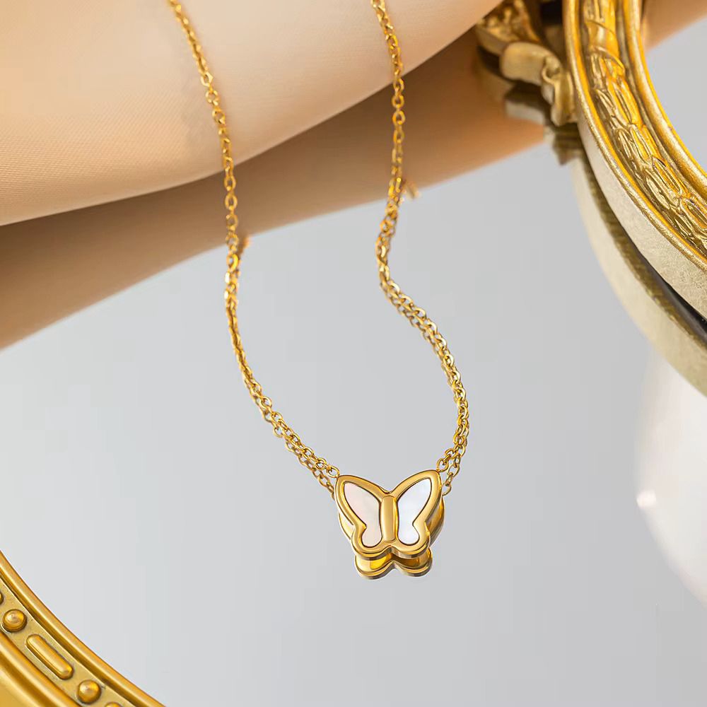 ✨Delicate Stainless Steel Butterfly Necklace