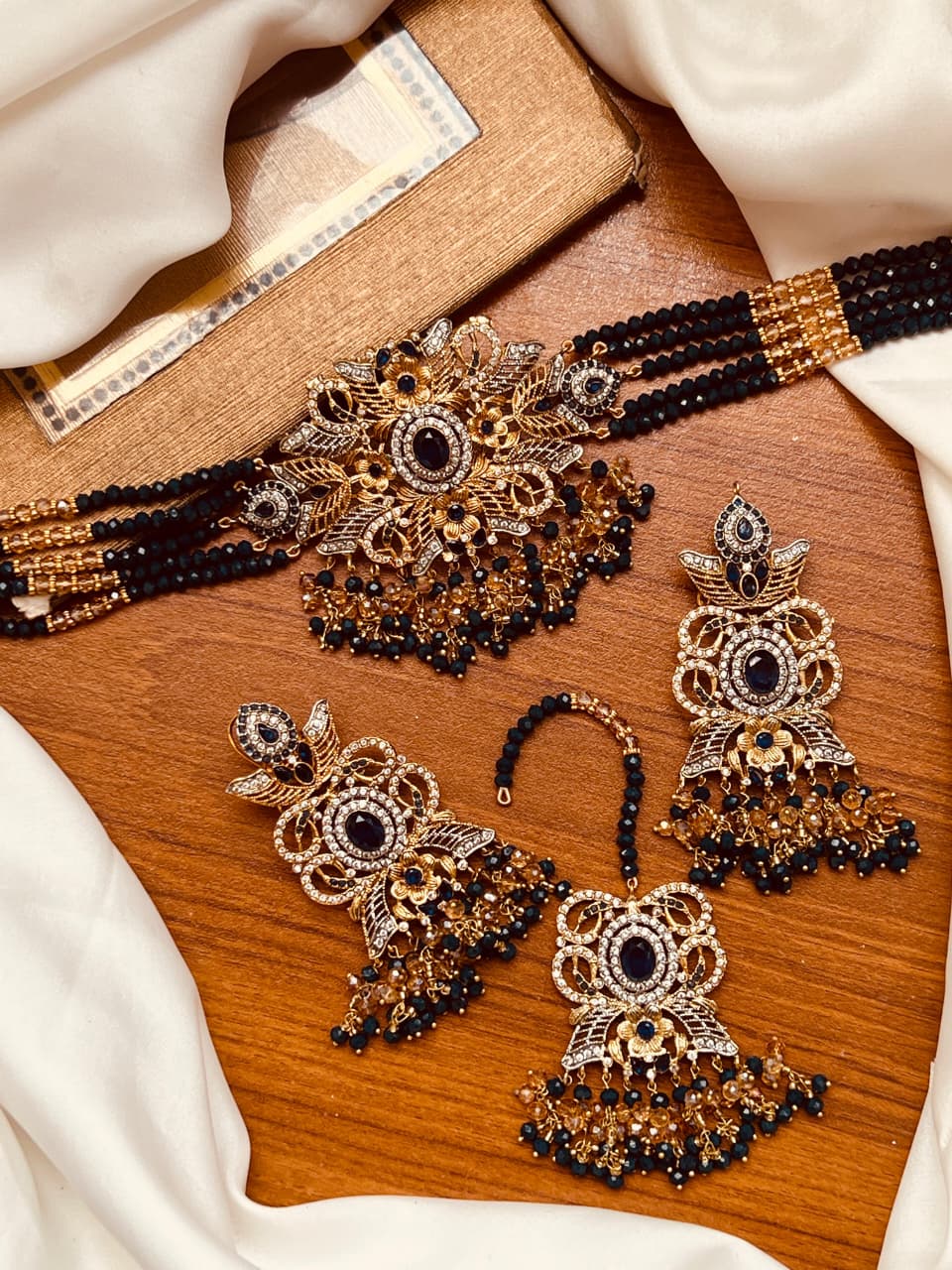 Elegant Turkish Choker Set – Fine Quality Stainless Steel Jewelry