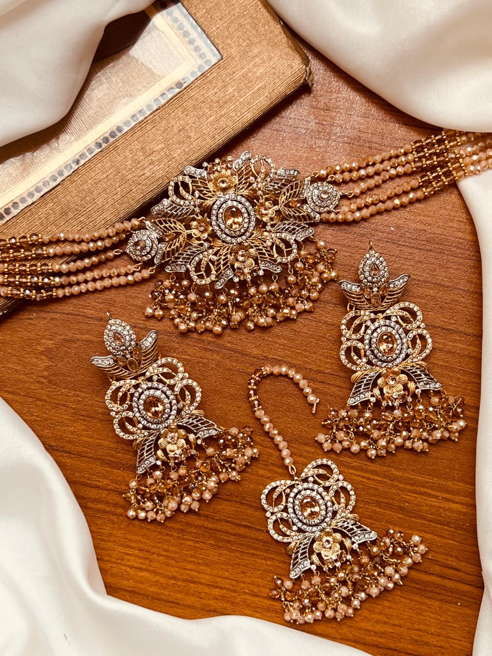 Elegant Turkish Choker Set – Fine Quality Stainless Steel Jewelry