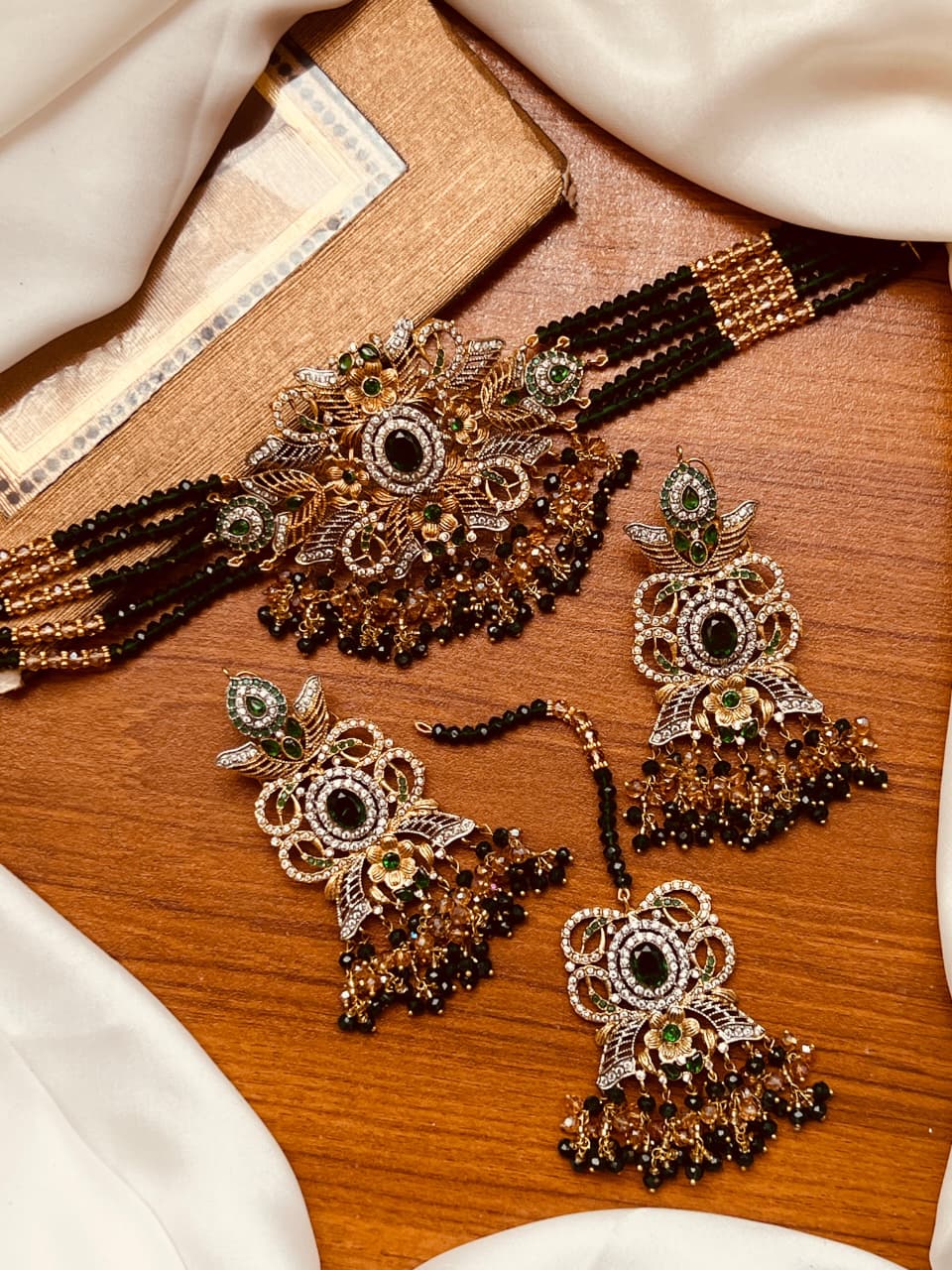 Elegant Turkish Choker Set – Fine Quality Stainless Steel Jewelry