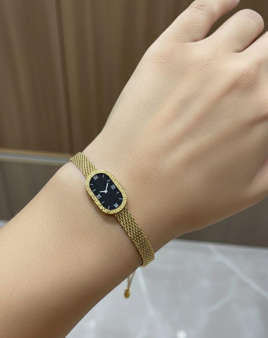 Stainless Steel Fake Watch Bracelet – Golden & Silver (Limited Sale Offer!)