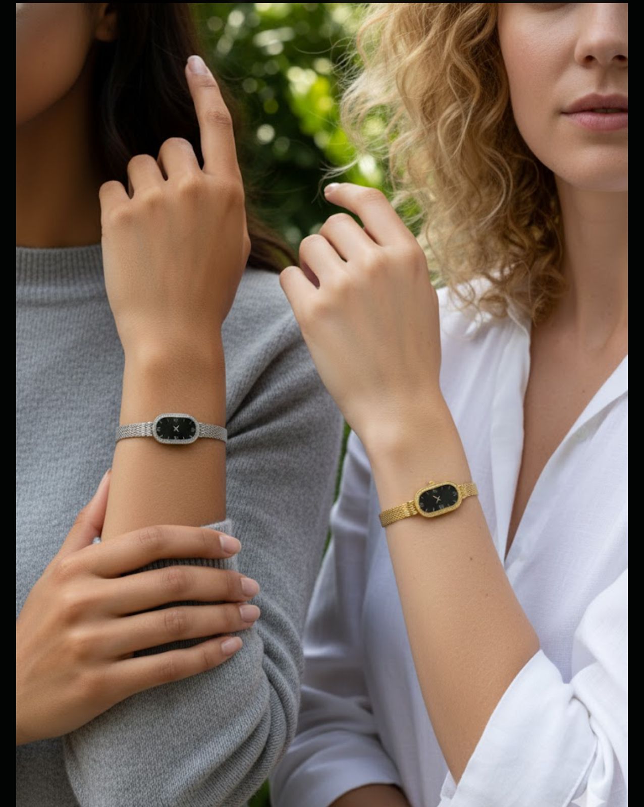 Stainless Steel Fake Watch Bracelet – Golden & Silver (Limited Sale Offer!)