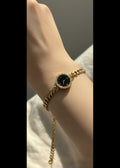 Stainless Steel Fake Watch Bracelet – Trendy Statement Piece