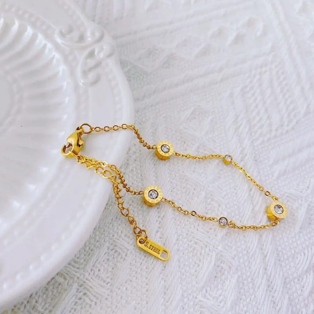 Stainless Steel Stone Cartier Bracelet – Premium Shine