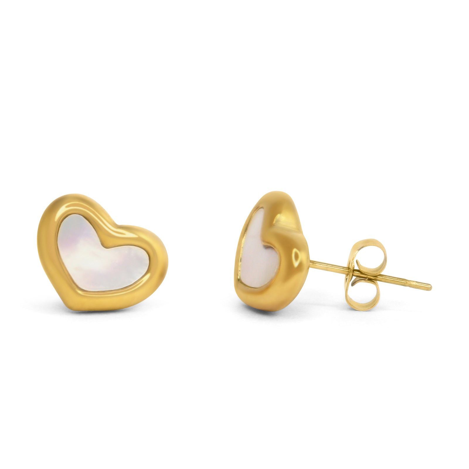 Trendy Heart Combo Set – Stainless Steel Elegance