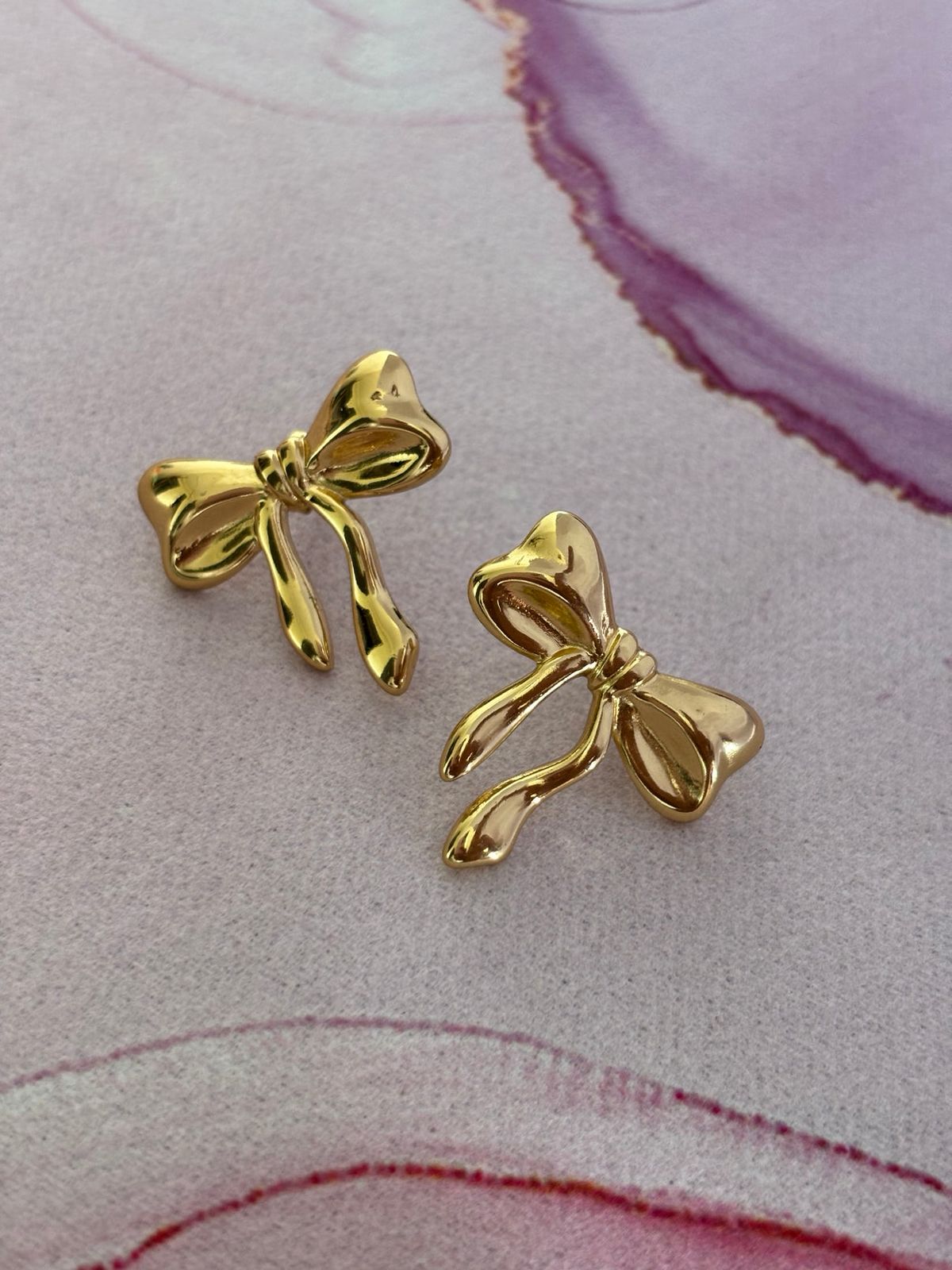Mini Bow Stainless Steel Earrings – Elegant & Affordable Style
