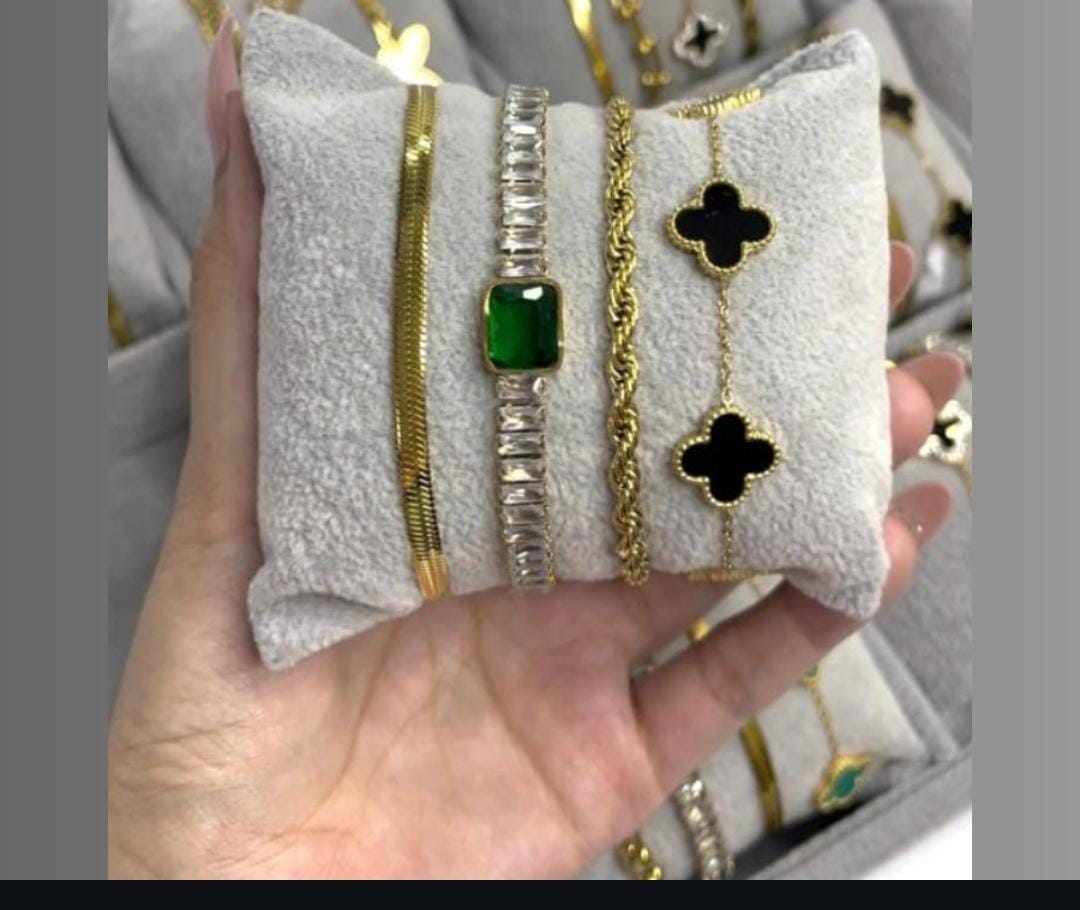 4-in-1 Premium Bracelet Combo | Stainless Steel Trendy Set