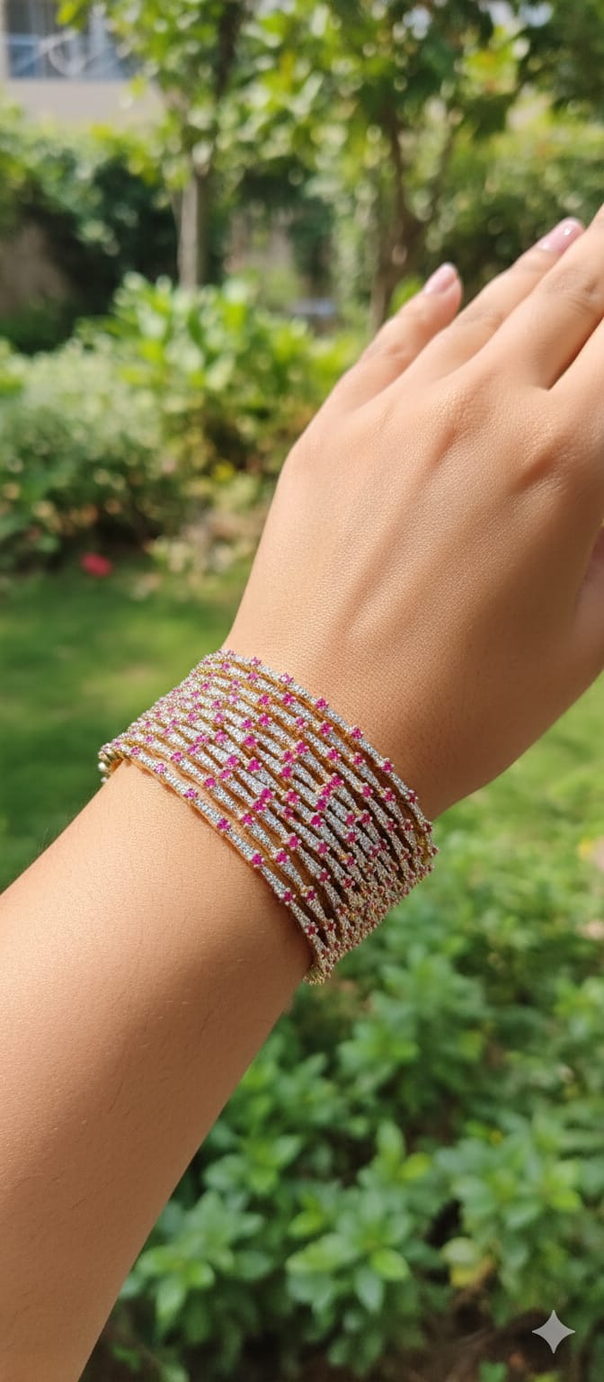 Zarkon Bangles – Premium Fine Quality | Elegant Women’s Jewelry | Size 2.4 & 2.6 |