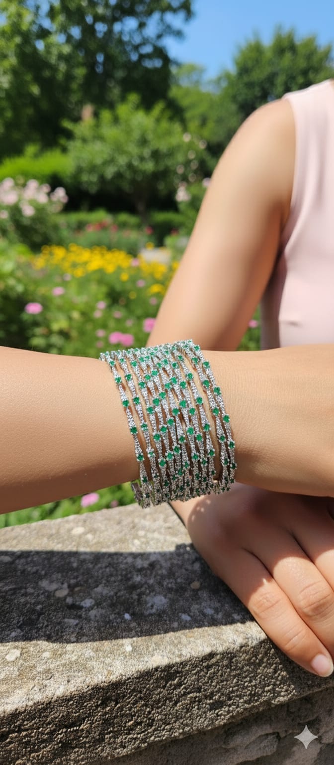 Zarkon Bangles – Premium Fine Quality | Elegant Women’s Jewelry | Size 2.4 & 2.6 |