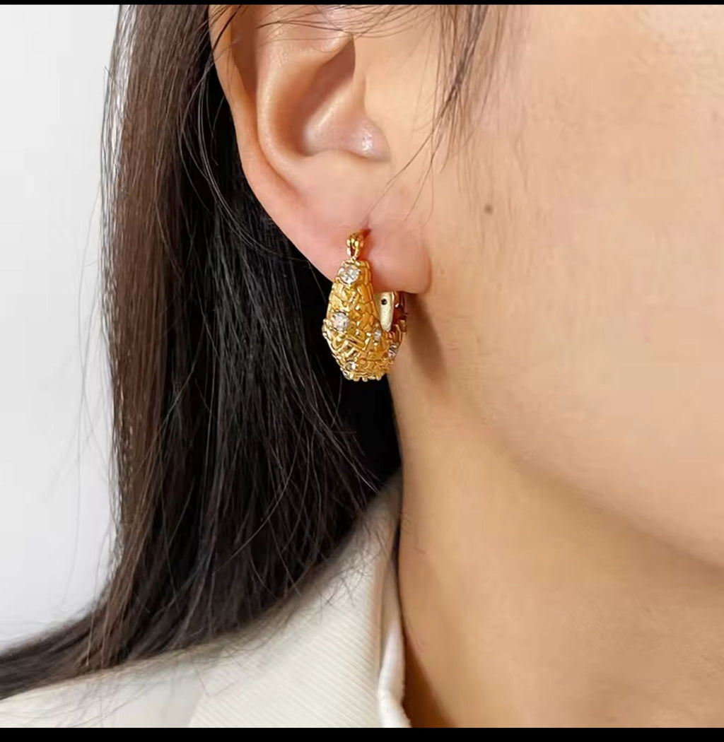 Stainless Steel 316L Stella Gold Hoops – Premium Quality, Waterproof & Tarnish-Free