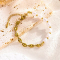 Elegant Stainless Steel Pearl Bracelet – Waterproof, Tarnish-Free & Premium Quality
