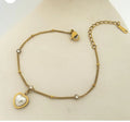 Heart Bracelet – Stainless Steel (Waterproof & Tarnish Free)