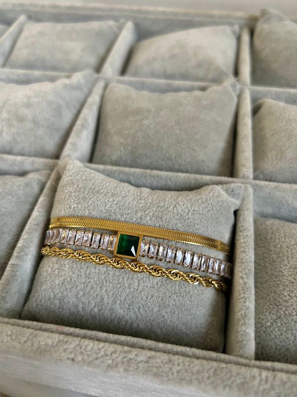 Stainless Steel 3 Pcs Bracelet Combi Set – High Quality, Waterproof & Tarnish-Free |