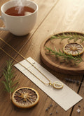 Stainless Steel Flower Necklace – Delicate Floral Charm |
