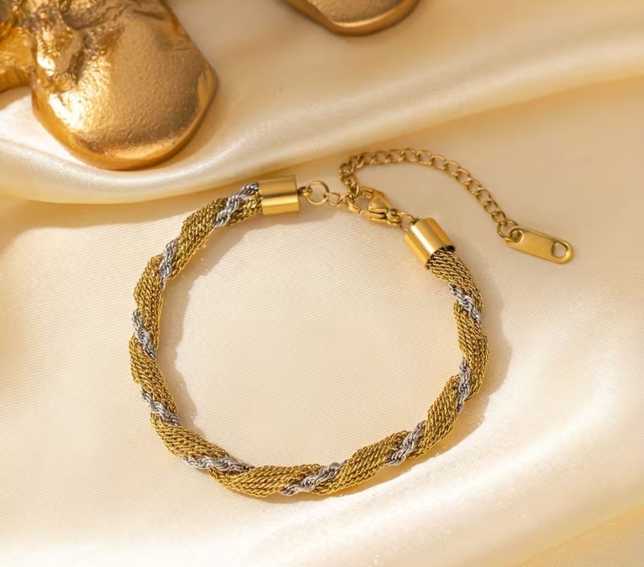 Stainless Steel Mesh Rope Bracelet – New Arrival | High Quality