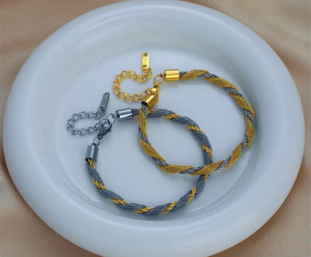 Stainless Steel Mesh Rope Bracelet – New Arrival | High Quality
