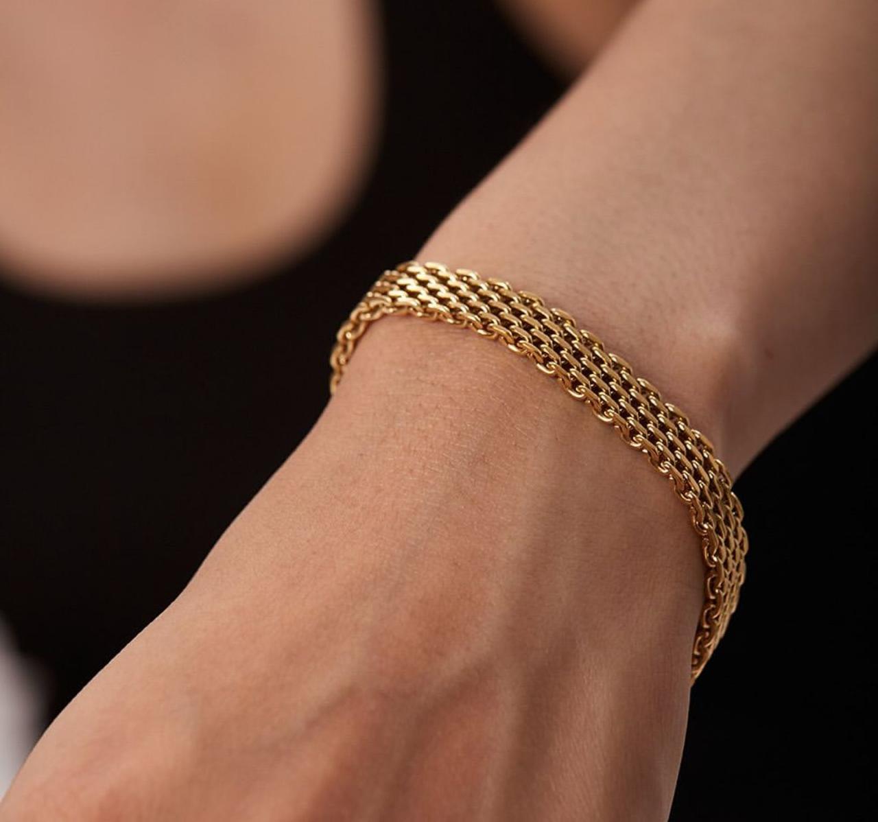 Stainless Steel Mesh Bracelet & Necklace – A1 High Quality