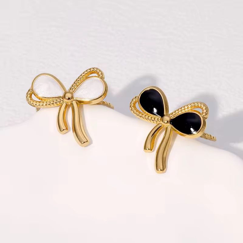 Stainless Steel Bow Ring 💍 | Free Size Adjustable | Waterproof & Tarnish-Free