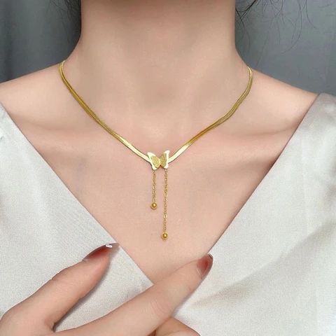 Stainless Steel Butterfly Necklace – High Quality