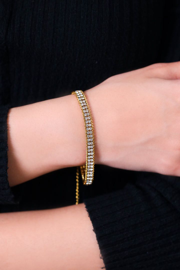 Premium Stainless Steel Double Luster Necklace