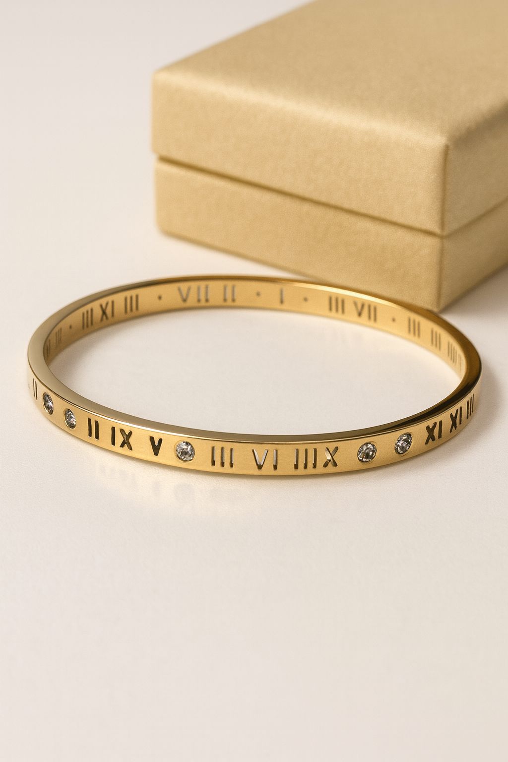 Stainless Steel Roman Handcuff Bracelet