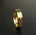 Gucci Style Stainless Steel Ring – Premium Quality
