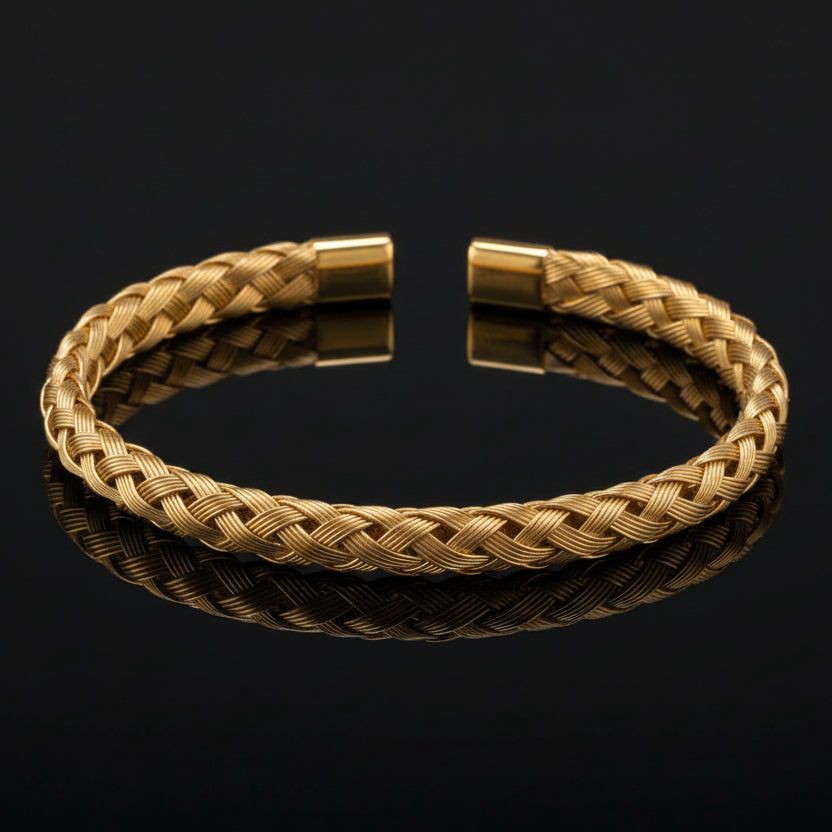 Trendy Steel Handcuff Bracelet 💎