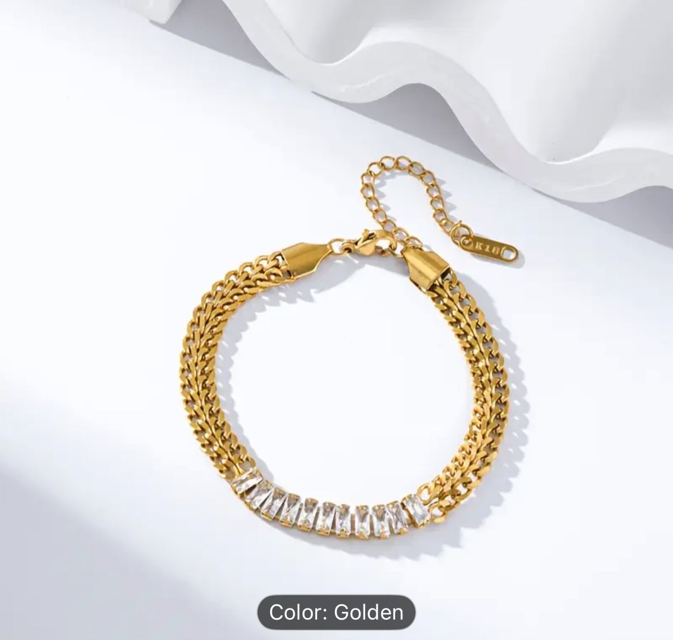 ✨ Premium Stainless Steel Trendy Bracelet for Women | Waterproof & Tarnish Free |