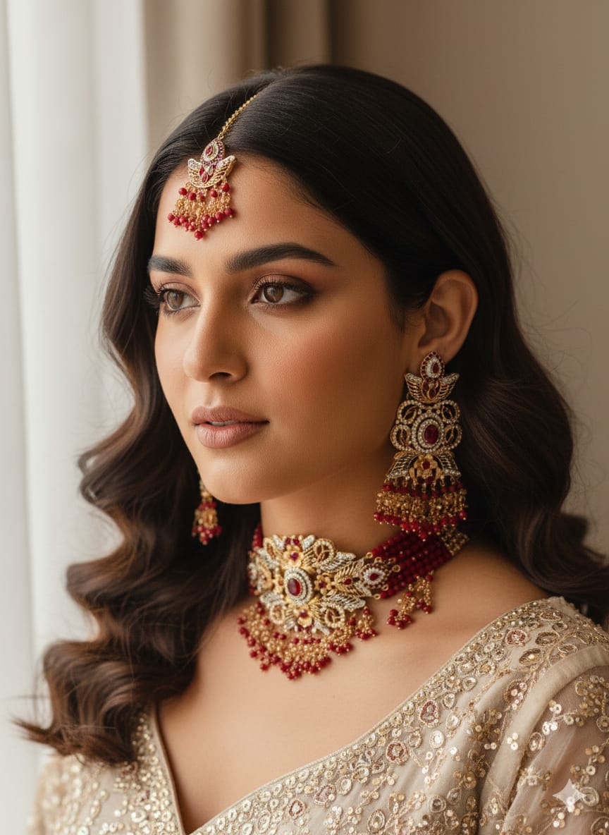 Elegant Turkish Choker Set – Fine Quality Stainless Steel Jewelry